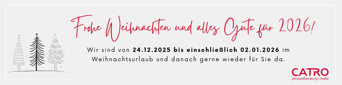 Unsere Öffnungszeiten in der Weihnachtszeit